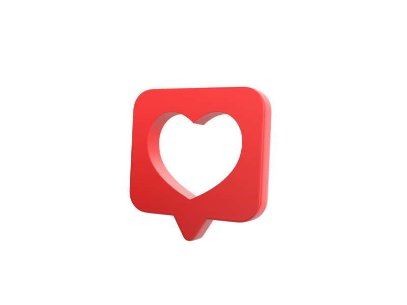Symbol008 Heart Message Model 3D .c4d .max .obj .3ds .fbx .stl .blend 