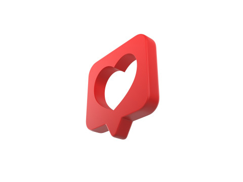 Symbol008 Heart Message Model 3D