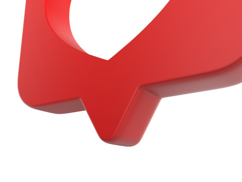 Symbol008 Heart Message Model 3D