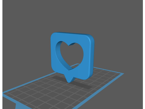 Symbol008 Heart Message Model 3D