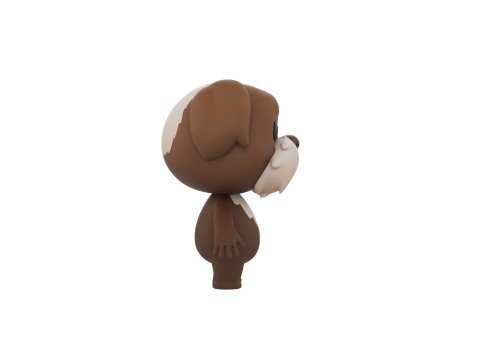 Character199 Shih Tzu Dog 3D Model
