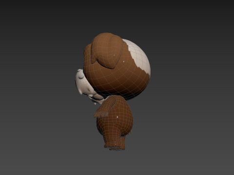 Character199 Shih Tzu Dog 3D Model