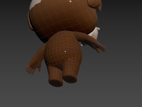 Character199 Shih Tzu Dog 3D Model