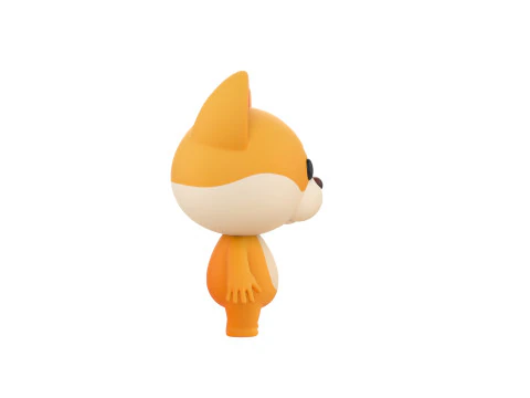 Character200 Shiba Dog 3D Model