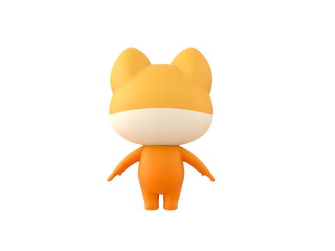 Character200 Shiba Dog 3D Model
