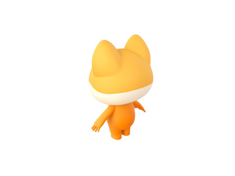 Character200 Shiba Dog Model 3D