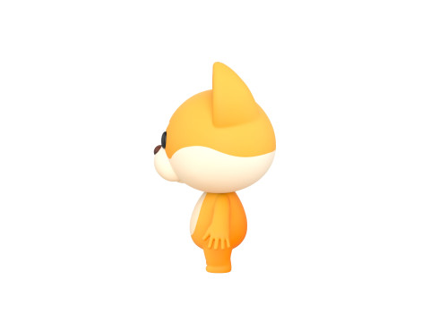 Character200 Shiba Dog Model 3D