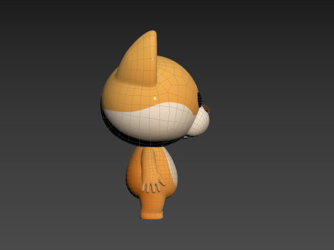 Character200 Shiba Dog Model 3D