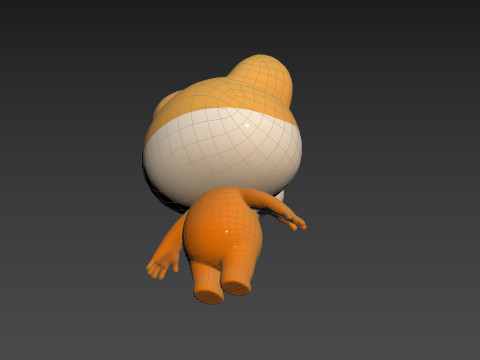 Character200 Shiba Dog Model 3D