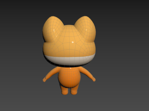 Character200 Shiba Dog Model 3D