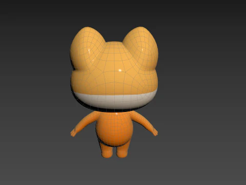Character200 Shiba Dog 3D Model