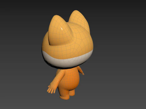 Character200 Shiba Dog 3D Model