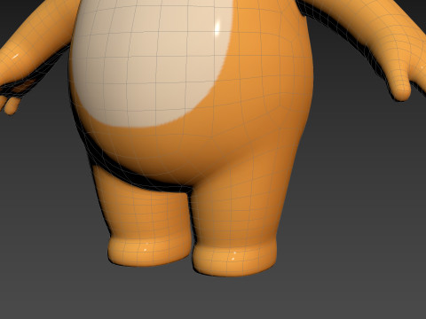 Character200 Shiba Dog Model 3D