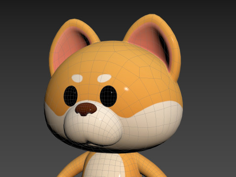 Character200 Shiba Dog Model 3D
