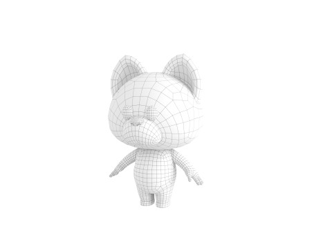 Character200 Shiba Dog Model 3D