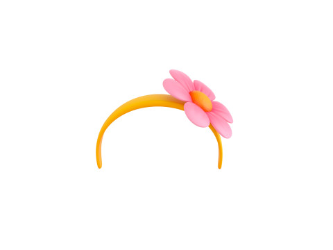 Prop197 Flower Headband Modello 3D