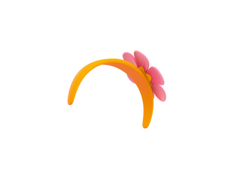 Prop197 Flower Headband Modello 3D