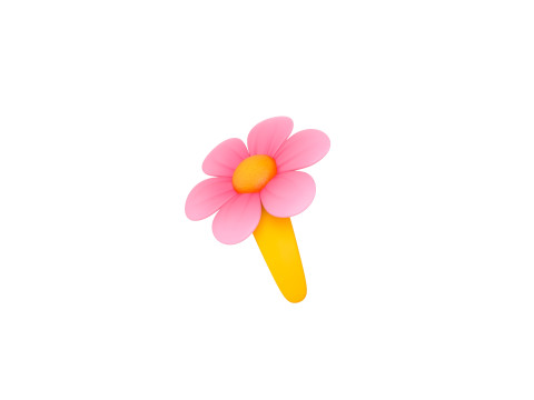 Prop197 Flower Headband Modello 3D