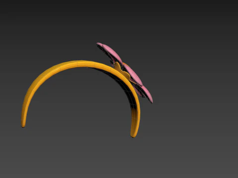Prop197 Flower Headband 3D Model