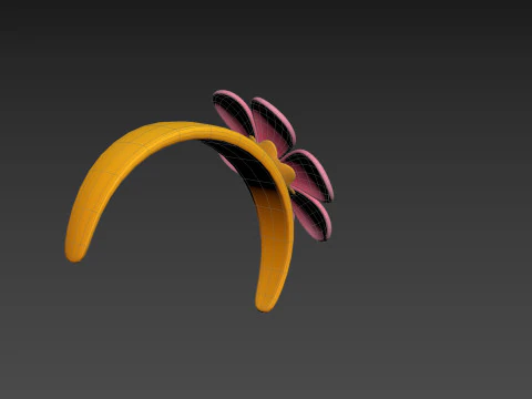 Prop197 Flower Headband 3D Model