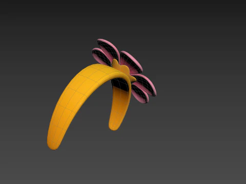 Prop197 Flower Headband 3D Model