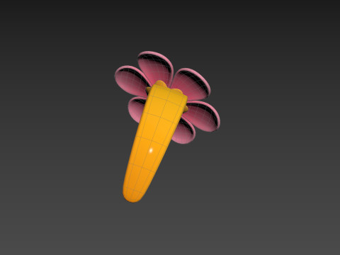 Prop197 Flower Headband Modello 3D