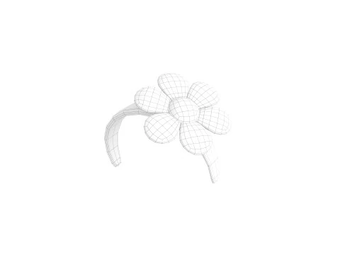 Prop197 Flower Headband 3D Model