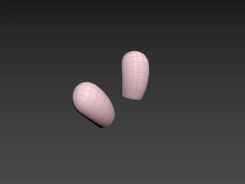 Prop198 Rabbit Ear 3D Model