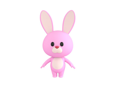 Character201 Bunny 3D Model
