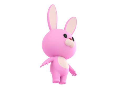 Character201 Bunny 3D Model