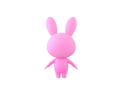 Character201 Bunny 3D Model