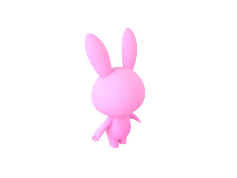 Character201 Bunny 3D Model