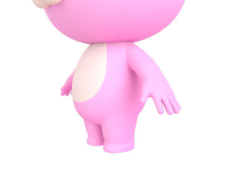 Character201 Bunny 3D Model