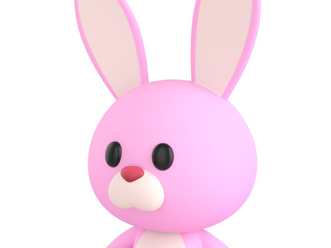 Character201 Bunny 3D Model