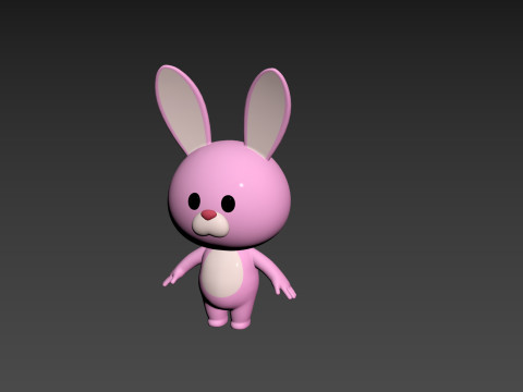 Character201 Bunny 3D Model