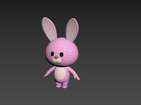 Character201 Bunny 3D Model