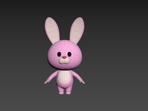Character201 Bunny 3D Model