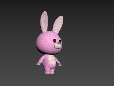 Character201 Bunny 3D Model