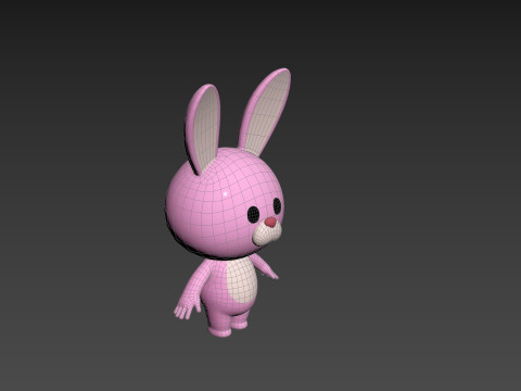 Character201 Bunny 3D Model