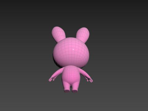 Character201 Bunny 3D Model