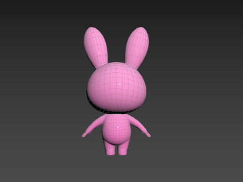 Character201 Bunny 3D Model