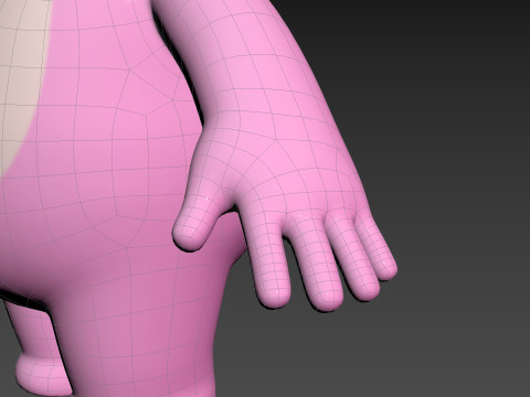 Character201 Bunny 3D Model