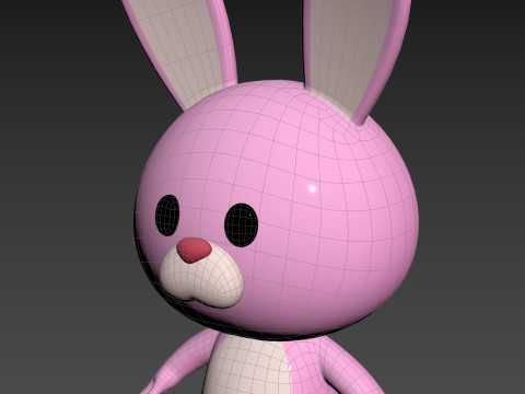 Character201 Bunny 3D Model