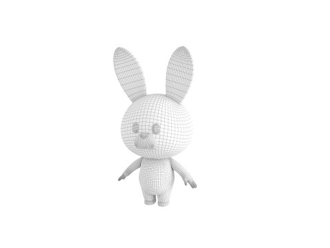 Character201 Bunny 3D Model