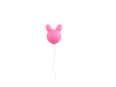 Prop201 Rabbit Balloon 3D Model