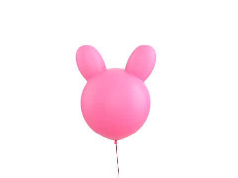 Prop201 Rabbit Balloon 3D Model