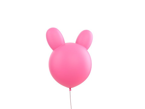 Prop201 Rabbit Balloon 3D Model