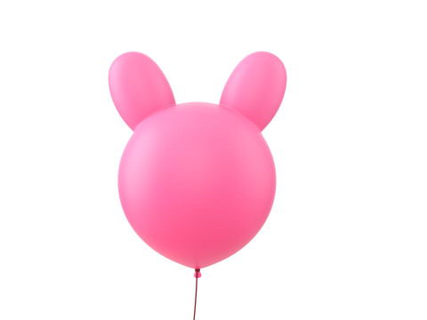 Prop201 Rabbit Balloon 3D Model