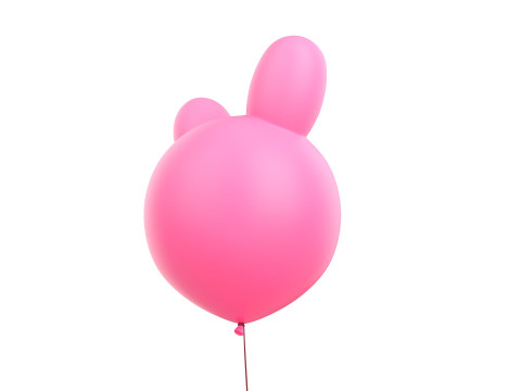 Prop201 Rabbit Balloon 3D Model