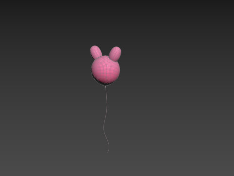 Prop201 Rabbit Balloon 3D Model
